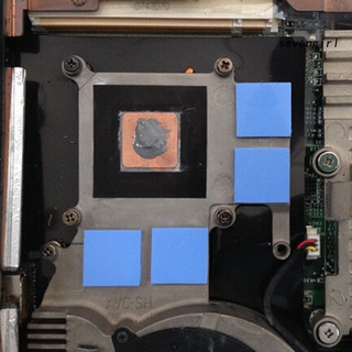 【spot goods】❅[COD]100Pcs 10x10x0.5mm Heatsink Silicone Thermal Conductive Pad for GPU VGA IC