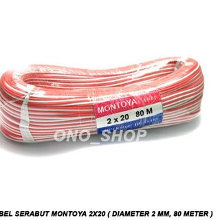 Montoya Fiber Cable 2x20 (2 mm Diameter, 80 Meters)
