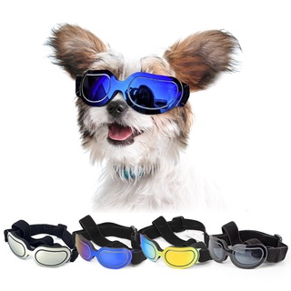 FAOH Fashion Dog Sunglasses Goggles Windproof Eye UV Protection with Adjustable Strap