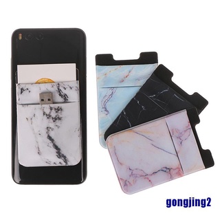 Mobile phone sticker pocket back cards wallet credit id card holder adhesive bag