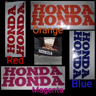 1 Pair HONDA STICKER DECALS FOR BEAT FI, CLICK GC AND GENIO SIDE (BANGKA)