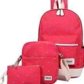 Vivi Korean fashion 3in1 backpack for women 2109