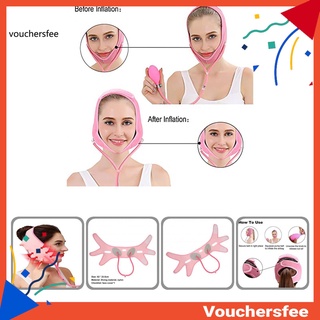 [VOU] Beauty Supplies Double Chin Strap Contour Tightening Face Slimming Belt Reusable for Lady