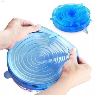 Dinnerware♧Reusable Stretchable Silicone Lids For Fresh Keeping Food &Flexible Food Cover