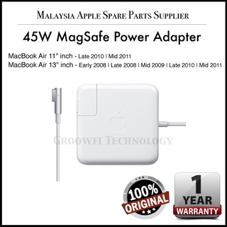 New Original Apple MacBook Air 11-inch 13-inch 2008 2009 2010 2011 45W MagSafe Power Adapter Charger