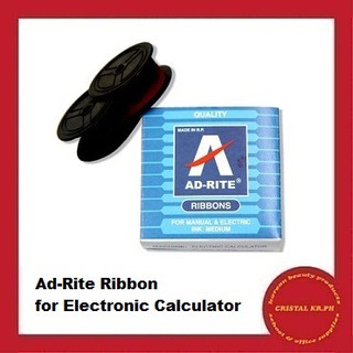 Calculator Ribbon Ink Roller Ribbon AD-Rite Electric Calculator BLACK + RED OR BLACK