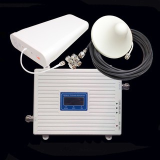 3G 4G LTE Network Router GSM +DCS +UMTS/WCDMA Mobile Signal Repeater Booster Tri Band Amplifier