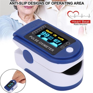 Oximeter Finger Clip Oximeter Finger Pulse Monitor Oxygen Saturation Monitor Heart Rate Meter