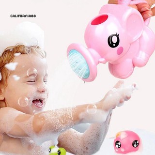 bath toy☋๑∈Cali☆Sprinkling Cartoon Elephant Baby Bath Shower Toy Parent-child Interactive