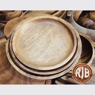 RJB Quality Acacia wooden round plates in variations