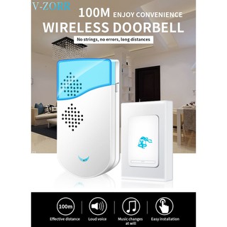 Home Appliances♛๑Doorbell with Wireless Remote Co
