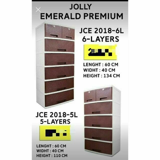 Jolly rattan drawers
