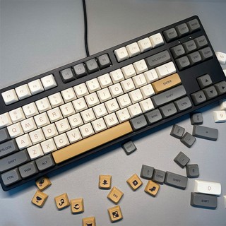 Shimmering Keycaps PBT XDA Ball Cap Profile Dye-sublimation Mechanical Keyboard Keycap 125 Keys (1)