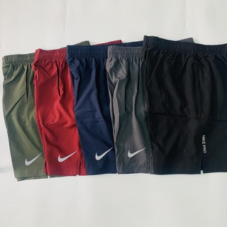 Nike dri-fit shorts quick drying fashion 2zipper running sports shorts##2906