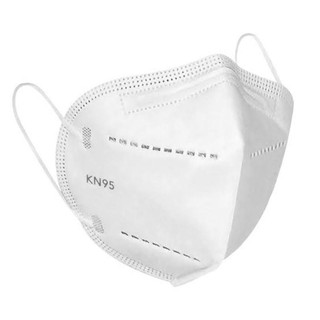 10pcs Plain White KN95 Disposable Protective Face Mask Without Valve