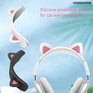 VINE™ Beam Sleeve Soft Cat Ear Shape Headphone Cute Head Beam Cushion for Airpods Max (2)