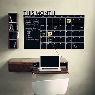 Calendar Chalkboard Removable Planner Wall Stickers (1)