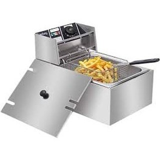 Heavy Duty Stainless Steel Deep Fryer Commercial Electric Catering Kitchen Machine with Basket