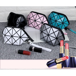 Women Bag BRO088# Cosmetic Bag Geometric Laser Folding Magic Cube Cosmetic Bag Lady Rhombus Handbag