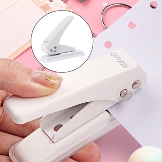 Top 6mm Single Hole Puncher Notebook Paper Scrapbook Card Cutter DIY Loose-Leaf Manual Punching Machine Stationery