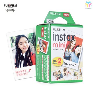 T&T Fujifilm Instax Mini 20 Sheets White Film Photo Paper Snapshot Album Instant Print for Fujifilm