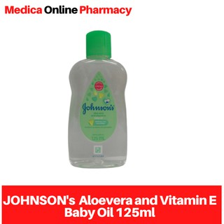 JOHNSON's Aloe Vera with Vitamin E Baby Oil 125ml