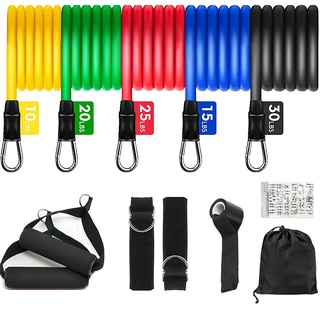 Resistance Bands Set Bodybuilding Home Gym Equipment Professional Weight Training Fitness Elastic