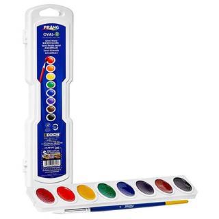 PRANG Oval-8 Pan Watercolor Paint Set, 8 Assorted Colors ON HAND AUTHENTIC