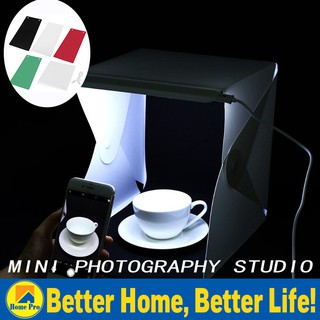 Free 4 Color Background Portable Mini Photo Studio Box Photography Backdrop built-in Light Photo Box