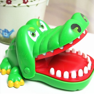 Baby Novelty Gags Toys Children Crocodile Mouth Dentist Bite Finger Game Practical Jokes Kids