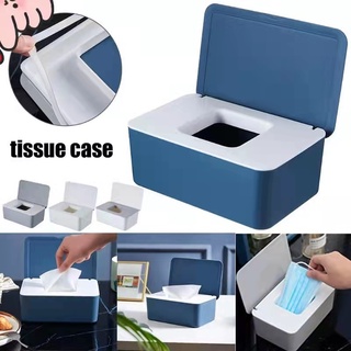 Mask Storage Box Multifunctional Dustproof Tissue Case Wet Wipes