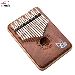 ▼۞17 Keys Kalimba Mbira African Mahogany Finger Thumb Piano Wooden Keyboard Percussion Musical Instr (3)