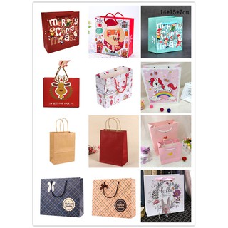 Christmas Valentine's Day gift bag paper bag high-end packaging bag Sweet and warm lovely
