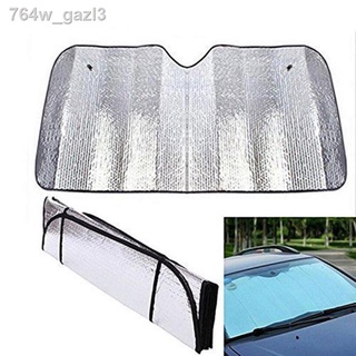 ♤1pc Car Windshield Sunshades Screen Silver Front Sunshade Cover Anti UV Aluminum Foil-Sun Shade Acc