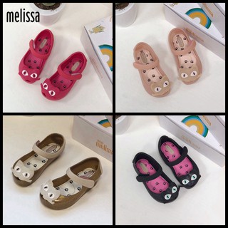 New!! Mini Melissa cat head fish mouth increased parent-child single shoes jelly shoes kids shoes