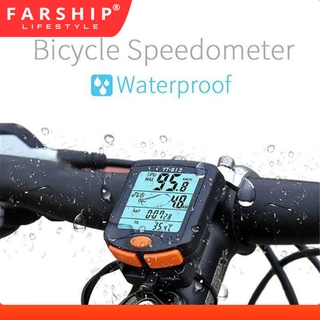 Farship Waterproof Bicycle Computer Wireless MTB Bike Cycling Odometer Stopwatch Speedometer Watch