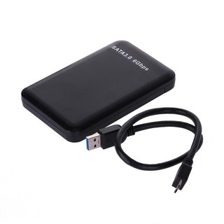 1Pcs 2.5 Inch USB 3.0 SATA Hard Drive Case Only External Enclosure 3TB 6Gbps HDD SSD Disks Box Case (6)