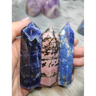Lapis Lazuli / Rhodonite / Sodalite Tower Natural Crystal