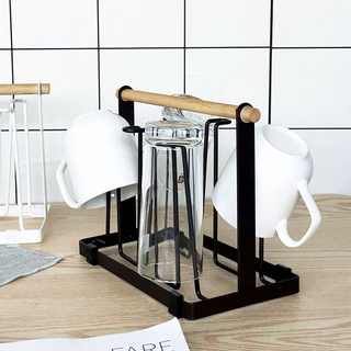 AZ Glass Cup Rack Draining Drying Water Mug Drying Organizer Holder Stand Tray (3)
