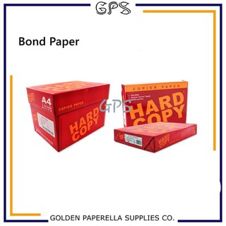 Hard Copy Bond Paper A4 Long Short Size 1 Ream 500 Sheets