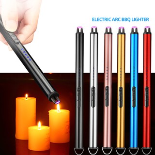 Windproof Kitchen Gas Stove Lighters USB Rechargeable Candle Lighter Electric Plasma Arc BBQ Lighter