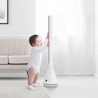 【COD】Xiaomi Mijia Leshow Smart Bladeless Standing Fan SS4 Intelligent Leafless Pedestal Fan 11 Speed Wind Timing Household Air Cooler with Mi Home APP Remote Control (2)