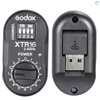 Hot Sale Godox XTR-16 2.4G Wireless X-system Remote Control Flash Receiver for X1C X1N XT-16 Transmitter Trigger Wistro AD360/DE/QT/DP/QS/GS/GT Series