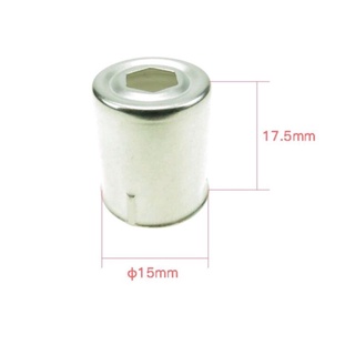 MAGNETRON CAP Stainless Steel pentagon hole, replacement for microwave oven