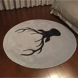 Starry Geometric Round Carpet Floor Mat Chair Cushion Simple Coffee