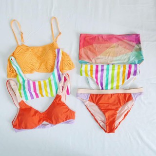 Neon | Pastel | Tropical | Floral Bikini Swimsuit (Brand new | Mall pull out)