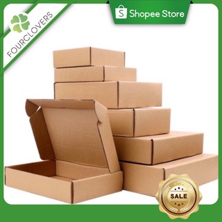 (fourclovers)Carton box corrugated packaging Kraft Lowest price/ Brown Kraft Mailer Corrugated Box