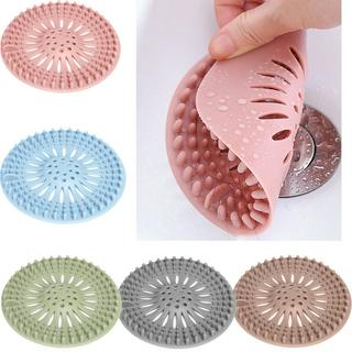 Shower Drain Hair Catcher /Durable Shower Drain Cover Protectors / Silicone Hair Clog Stopper / Filter Shower Floor Drain Kitchen Accessories