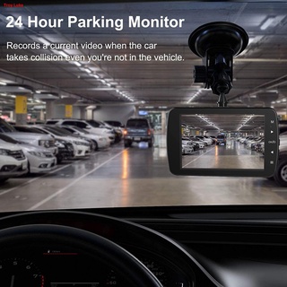 ☏❄E-world Car DVR Dash Camera Dual lens Video Recorder 3.6 Inch 1080P FHD Loop Recording G-sensor Ni
