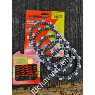PITSBIKE racing clutch lining set with clutch spring Raider 150 R150 carb fi new model